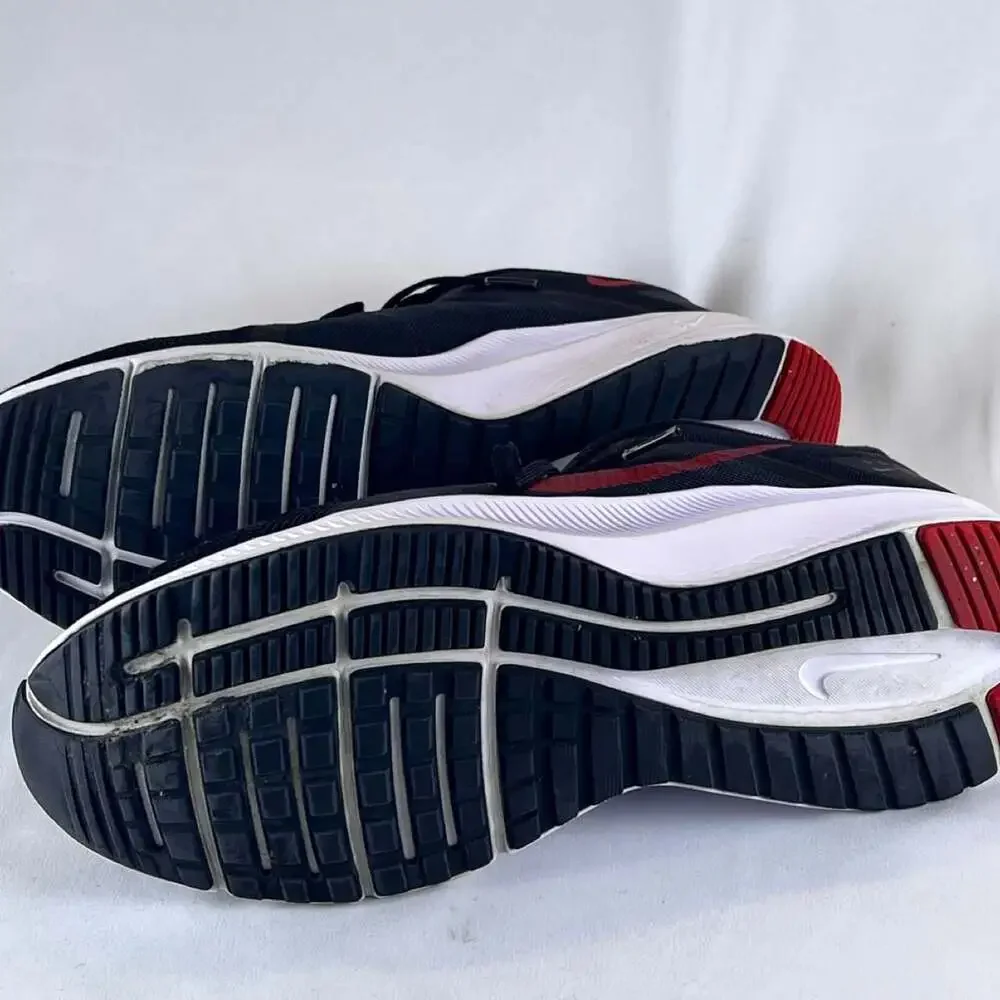 Nike Quest 4 Running Shoes Black Red White Men’s 11.5 Athletic Sneakers
